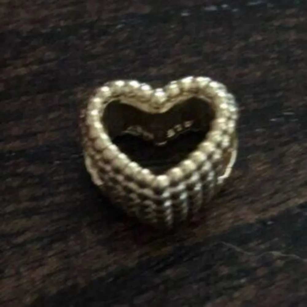 Authentic Beaded Open Heart Pandora Charm